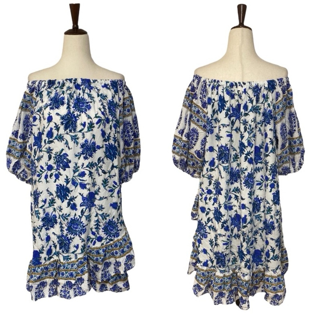 Nicole Miller Artelier Off Shoulder Shift Dress